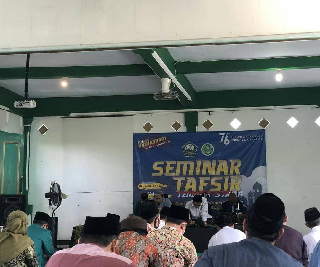 Semarak Muharram dan HUT RI ke-76, STAI Al-Hidayat Lasem Gelar Ziarah dan Seminar Tafsir Tematik